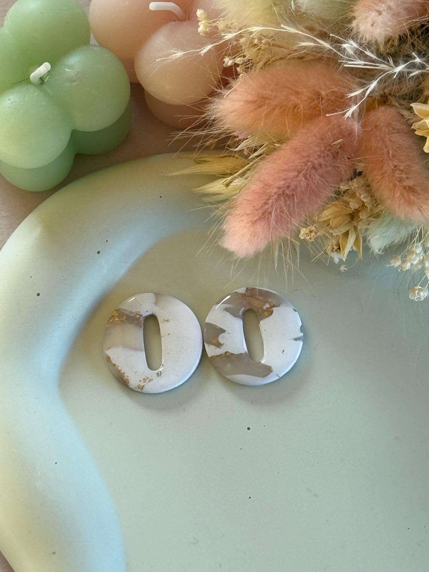 Charms Kate blanc/translucide/or