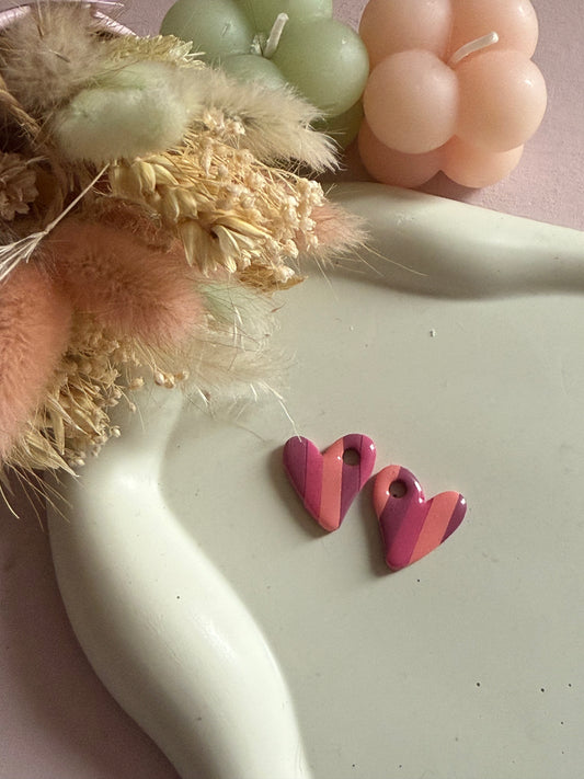 Charms Pauline Lignes roses
